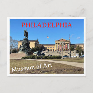 Philadelphia Museum of Art-ansichtkaart Briefkaart