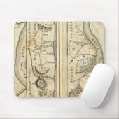 Philadelphia naar New York Road Map Muismat (Met muis)