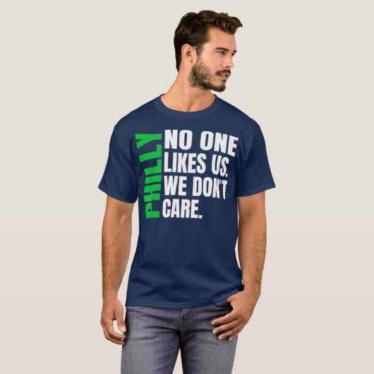 Philadelphia niemand houdt van ons dat we ons niet t-shirt (Voorkant volledig)