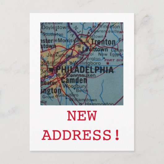 Philadelphia - Nieuwe aankondiging van het Adres (Voorkant)