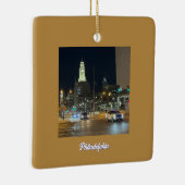 Philadelphia Night Photo Ornament (Rechts)