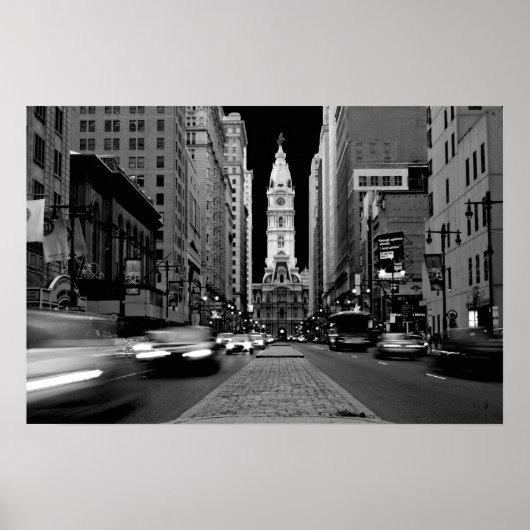 Philadelphia op het Poster van Night (Voorkant)