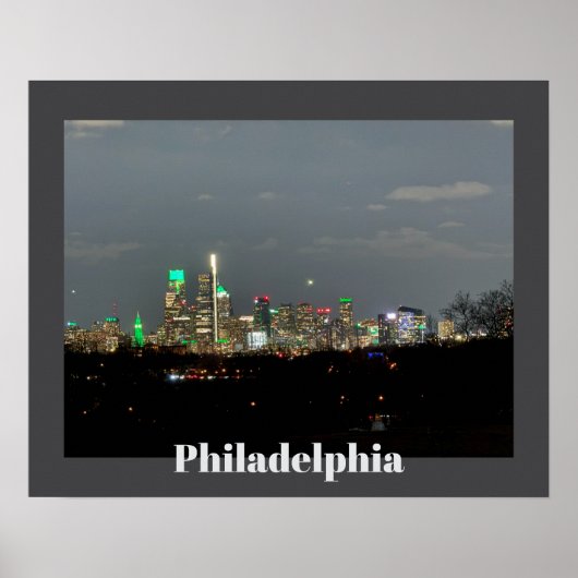 Philadelphia op het Poster van Night (Voorkant)