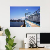 Philadelphia over de brug poster (Thuiskantoor)