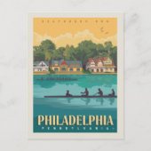 Philadelphia, PA | Boathouse Row Briefkaart (Voorkant)