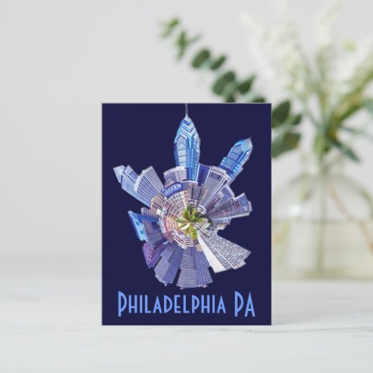 Philadelphia PA Briefkaart (Staand voorkant)