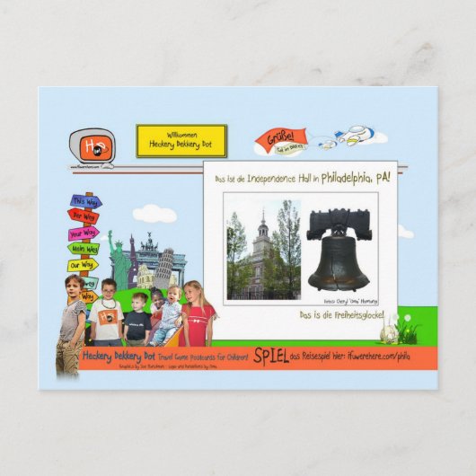Philadelphia, PA Briefkaart (Voorkant)