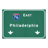 Philadelphia pa Interstate Highway Freeway Road : Foto Afdruk (Voorkant)