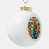 Philadelphia, PA-kerstversiering Keramische Bal Ornament (Links)