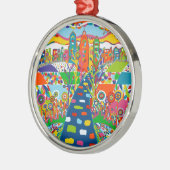 Philadelphia, PA-kerstversiering Metalen Ornament (Links)