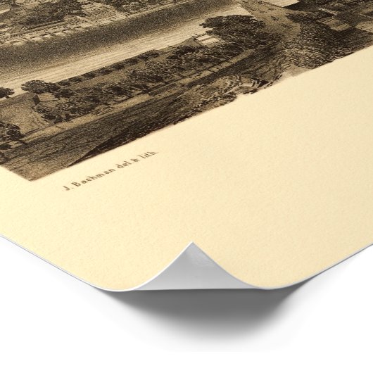 Philadelphia, PA Panoramic Map - 1857 Poster (Hoek)