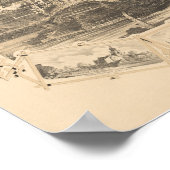 Philadelphia PA Panoramic Map DIGITAAL REMASTERED Poster (Hoek)