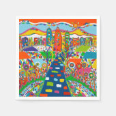 Philadelphia, PA Paper Napkins Servet (Voorkant)