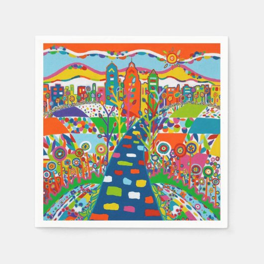 Philadelphia, PA Paper Napkins Servet (Voorkant)