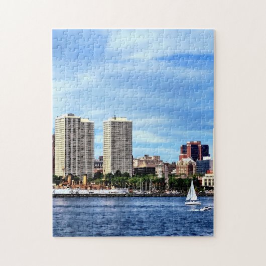 Philadelphia Pa Silhouette Legpuzzel (Verticaal)