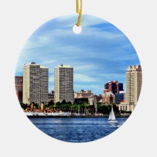 Philadelphia Pa Skyline Keramisch Ornament