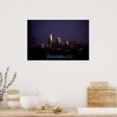 Philadelphia, PA skyline poster (Keuken)