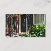 Philadelphia PA - Street in Society Hill Visitekaartje (Achterkant)