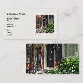 Philadelphia PA - Street in Society Hill Visitekaartje (Voorkant / Achterkant)