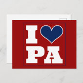 Philadelphia (PA) Uitnodiging voor achterklep (Voorkant / Achterkant)