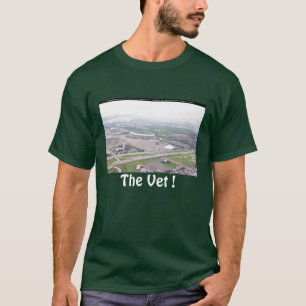 Philadelphia PA Veterans Stadium Aerial Uitzicht T-shirt