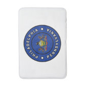 Philadelphia Pennsylvania Badmat (Voorkant Verticaal)