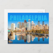 Philadelphia Pennsylvania Briefkaart (Voorkant / Achterkant)