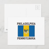 Philadelphia Pennsylvania Briefkaart (Voorkant / Achterkant)