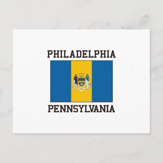 Philadelphia Pennsylvania Briefkaart (Voorkant)
