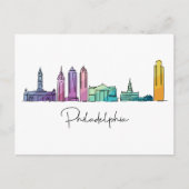 Philadelphia PENNSYLVANIA Briefkaart (Voorkant)