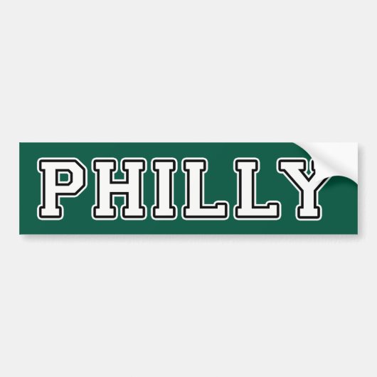 Philadelphia Pennsylvania Bumpersticker (Voorkant)