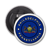 Philadelphia Pennsylvania Button Flesopener (Voorkant)