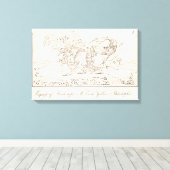Philadelphia, Pennsylvania Canvas Afdruk (Insitu (Houten vloer))