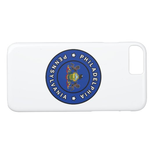 Philadelphia Pennsylvania Case-Mate iPhone Case (Achterkant (Horizontaal))
