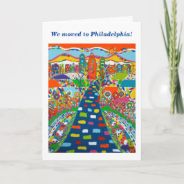 Philadelphia, Pennsylvania Change of Address Kaart