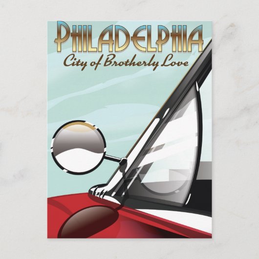 Philadelphia, Pennsylvania "City of Brotherly Love Briefkaart (Voorkant)