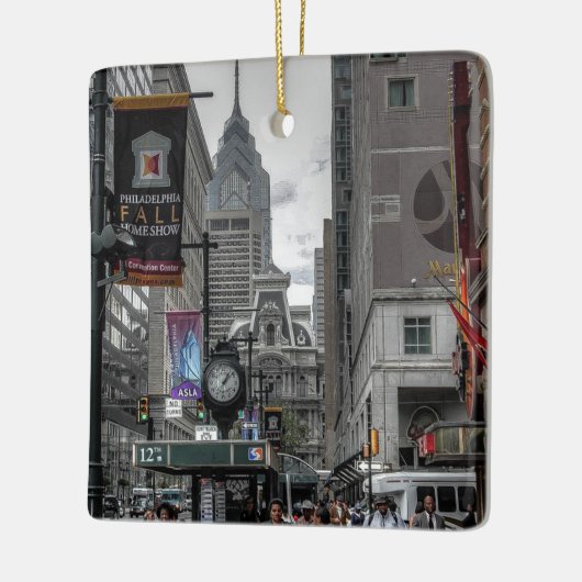 Philadelphia, Pennsylvania City Photo Keepomwille Keramisch Ornament (Links)