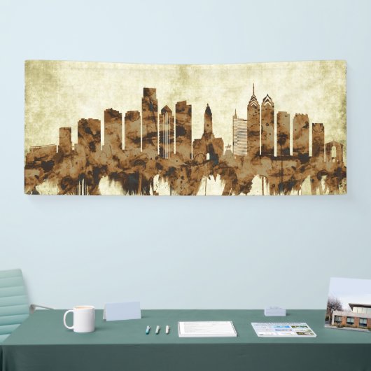 Philadelphia Pennsylvania Cityscape Spandoek (Beurs)