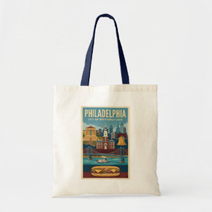 Philadelphia Pennsylvania Cultuur Illustratie Kuns Tote Bag
