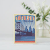 Philadelphia, Pennsylvania | De stad Brotherly Briefkaart (Staand voorkant)