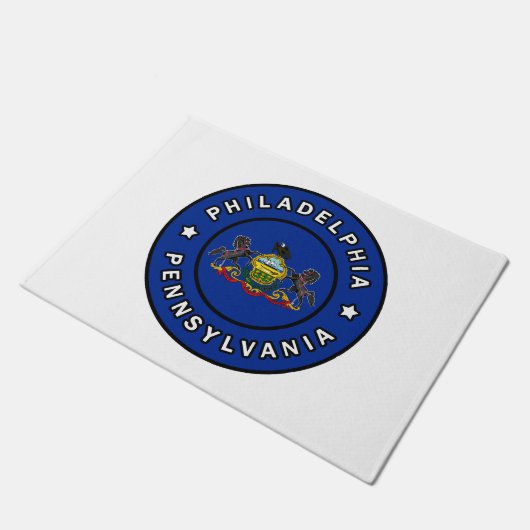 Philadelphia Pennsylvania Deurmat (Schuin)