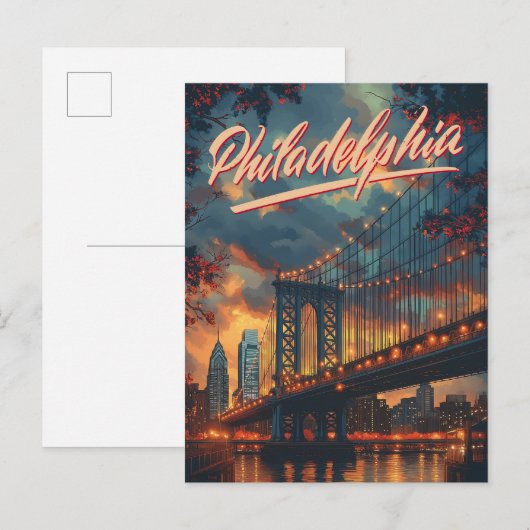 Philadelphia, Pennsylvania: Een Vintage Briefkaart (Voorkant / Achterkant)