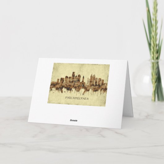 Philadelphia Pennsylvania Feestdagen Kaart (Achterkant)