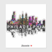 Philadelphia, Pennsylvania, graffiti Sticker (Vel)