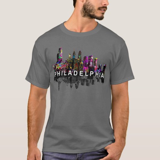 Philadelphia, Pennsylvania, graffiti T-shirt (Voorkant)