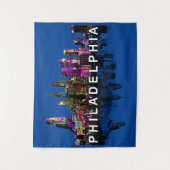 Philadelphia, Pennsylvania, graffiti Tapestry Wandkleed (Voorkant)