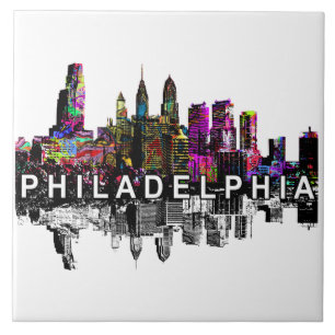 Philadelphia, Pennsylvania, graffiti Tegeltje
