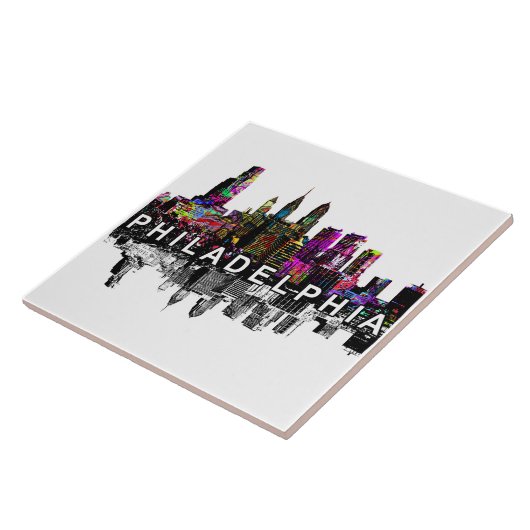 Philadelphia, Pennsylvania, graffiti Tegeltje (Zijkant)