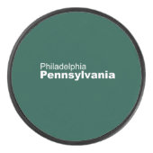 Philadelphia, Pennsylvania Hockey Puck (Voorkant)