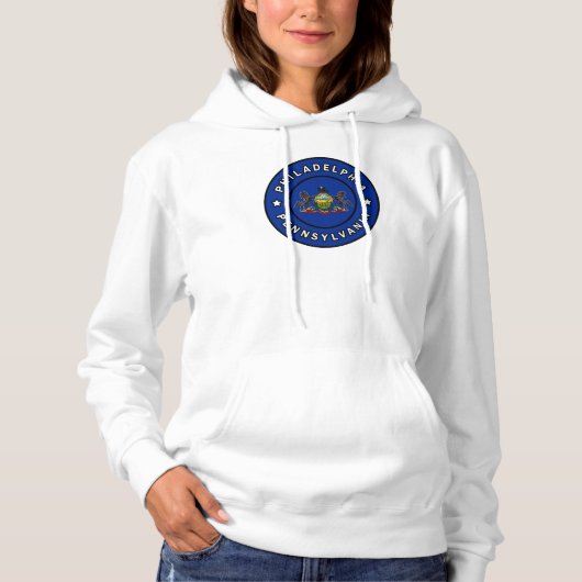 Philadelphia Pennsylvania Hoodie (Voorkant)